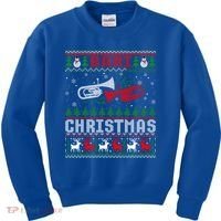 Christmas Bari Ugly Sweater Gift Baritone Lover Xmas Gift Cool Gift Kids Sweatshirt thumb 0