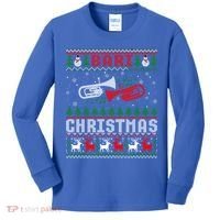 Christmas Bari Ugly Sweater Gift Baritone Lover Xmas Gift Cool Gift Kids Long Sleeve Shirt thumb 0