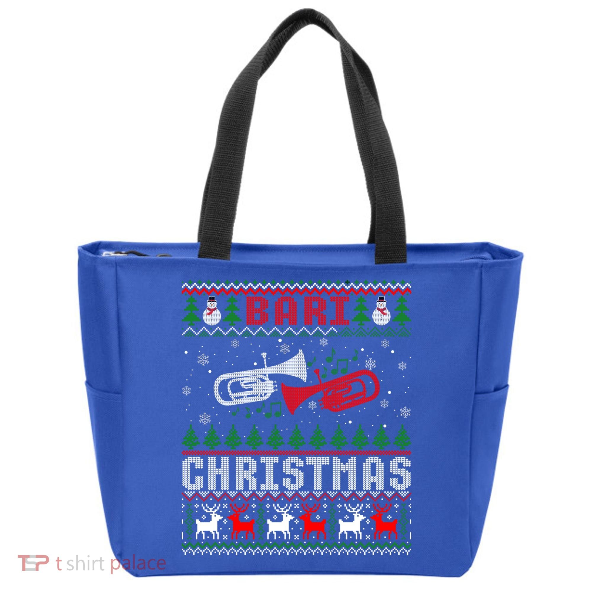 Christmas Bari Ugly Sweater Gift Baritone Lover Xmas Gift Cool Gift Tote Bag
