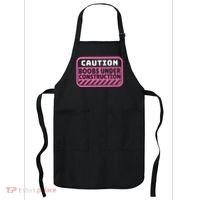 Caution Boobs Under Construction Cancer Apron thumb 0