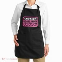 Caution Boobs Under Construction Cancer Apron thumb 2