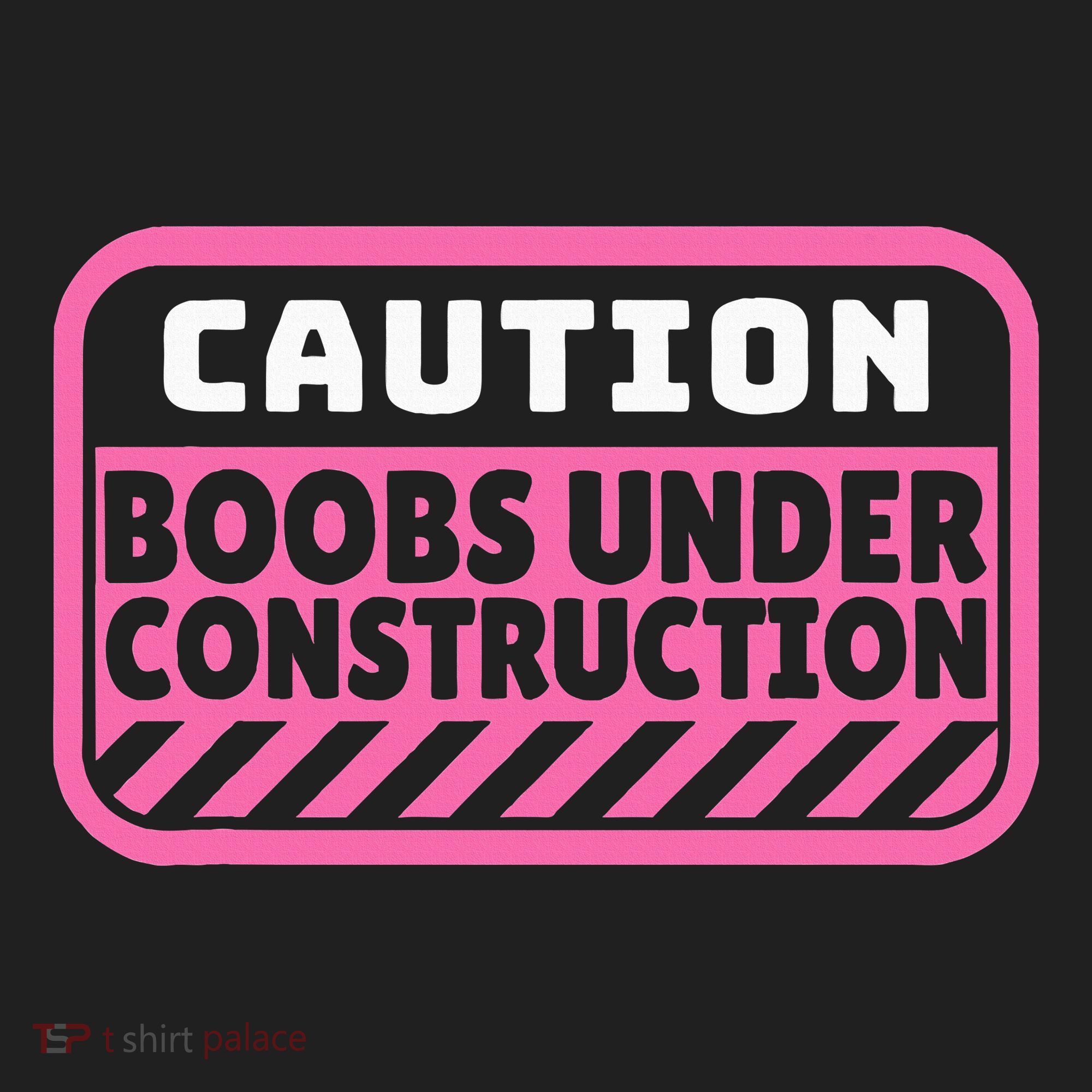 Caution Boobs Under Construction Cancer Tumbler