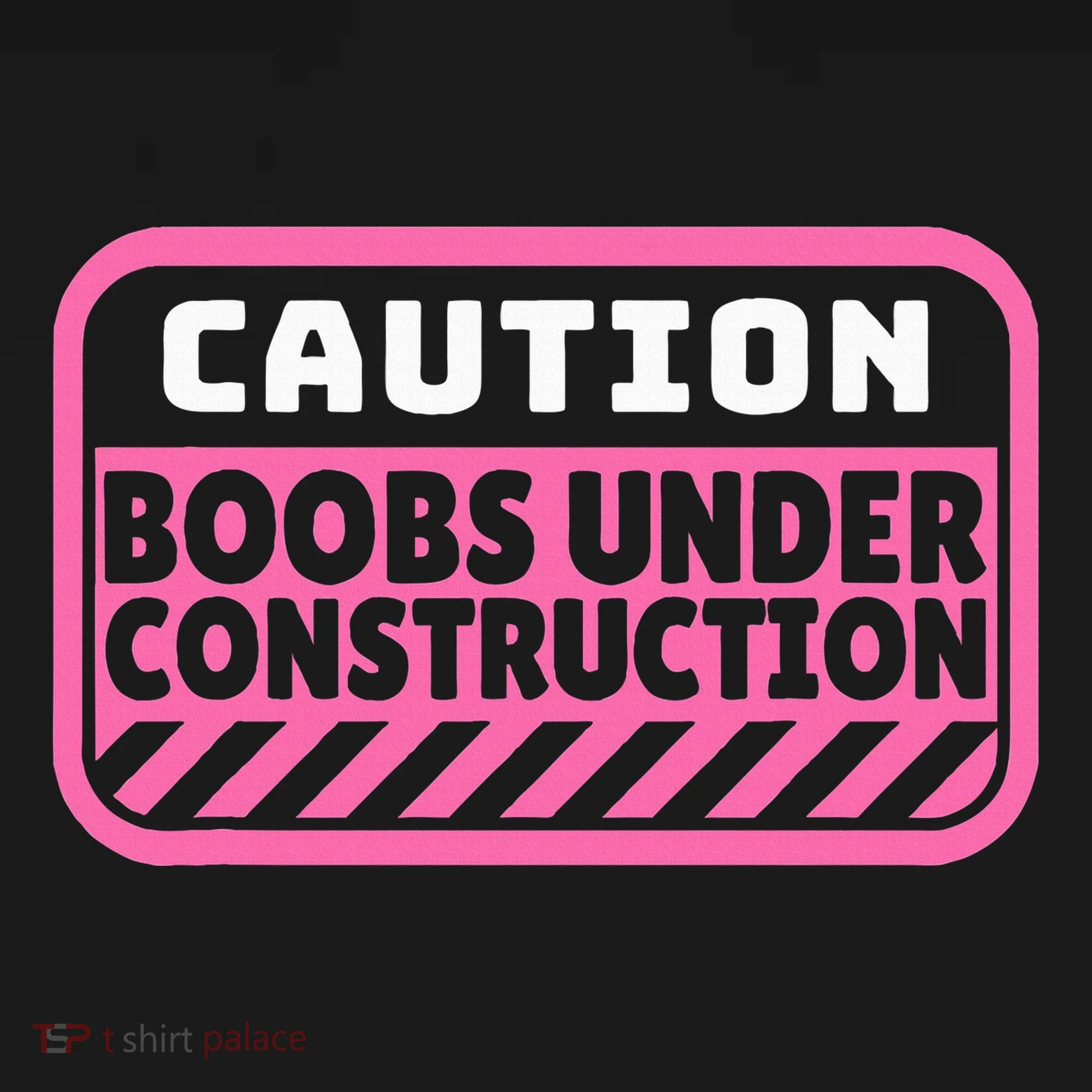 Caution Boobs Under Construction Cancer Ornament