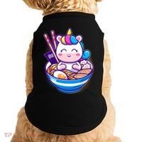Cute Baby Unicorn Ramen Bowl Doggie Tank thumb 0