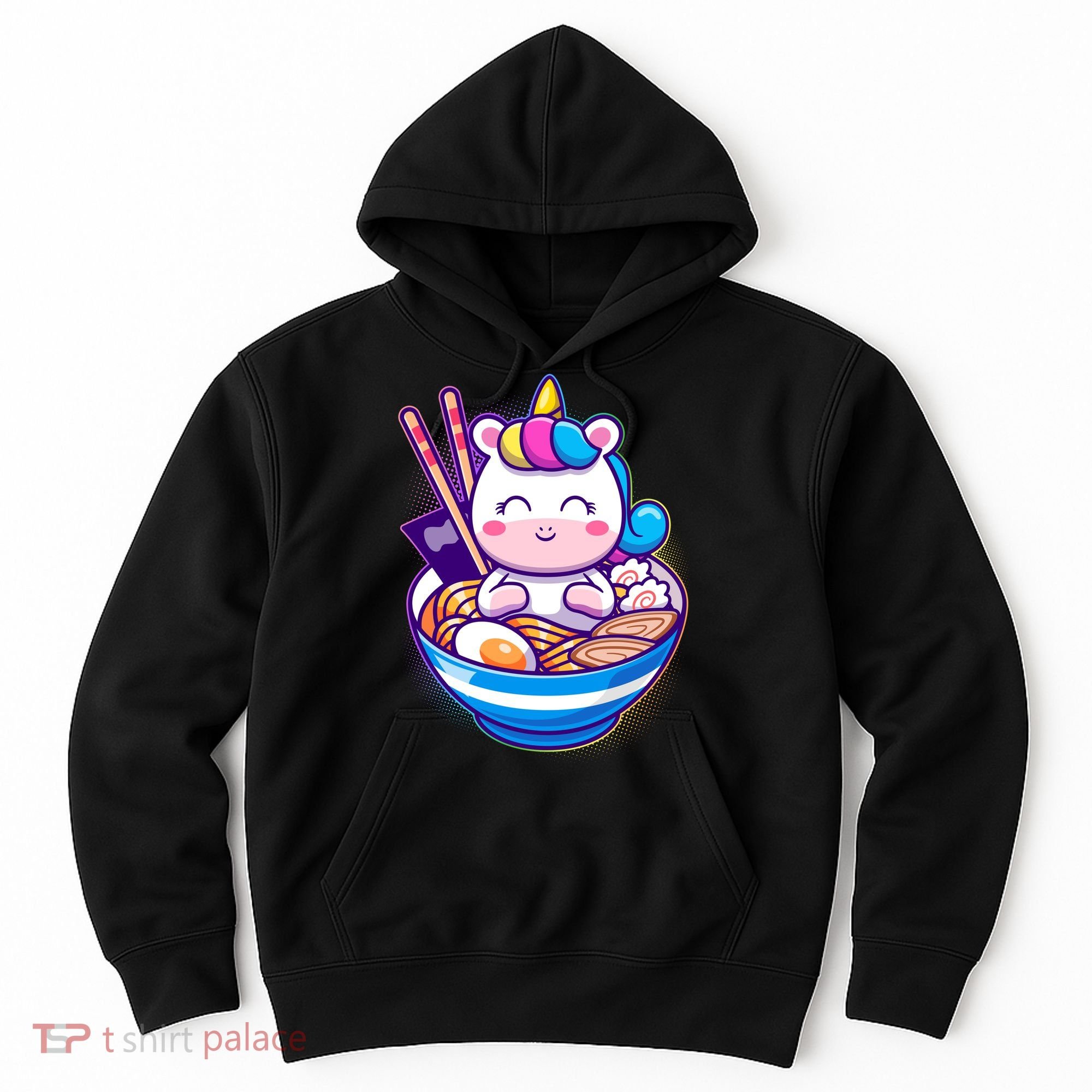 Cute Baby Unicorn Ramen Bowl Hoodie