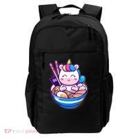 Cute Baby Unicorn Ramen Bowl Backpack thumb 0