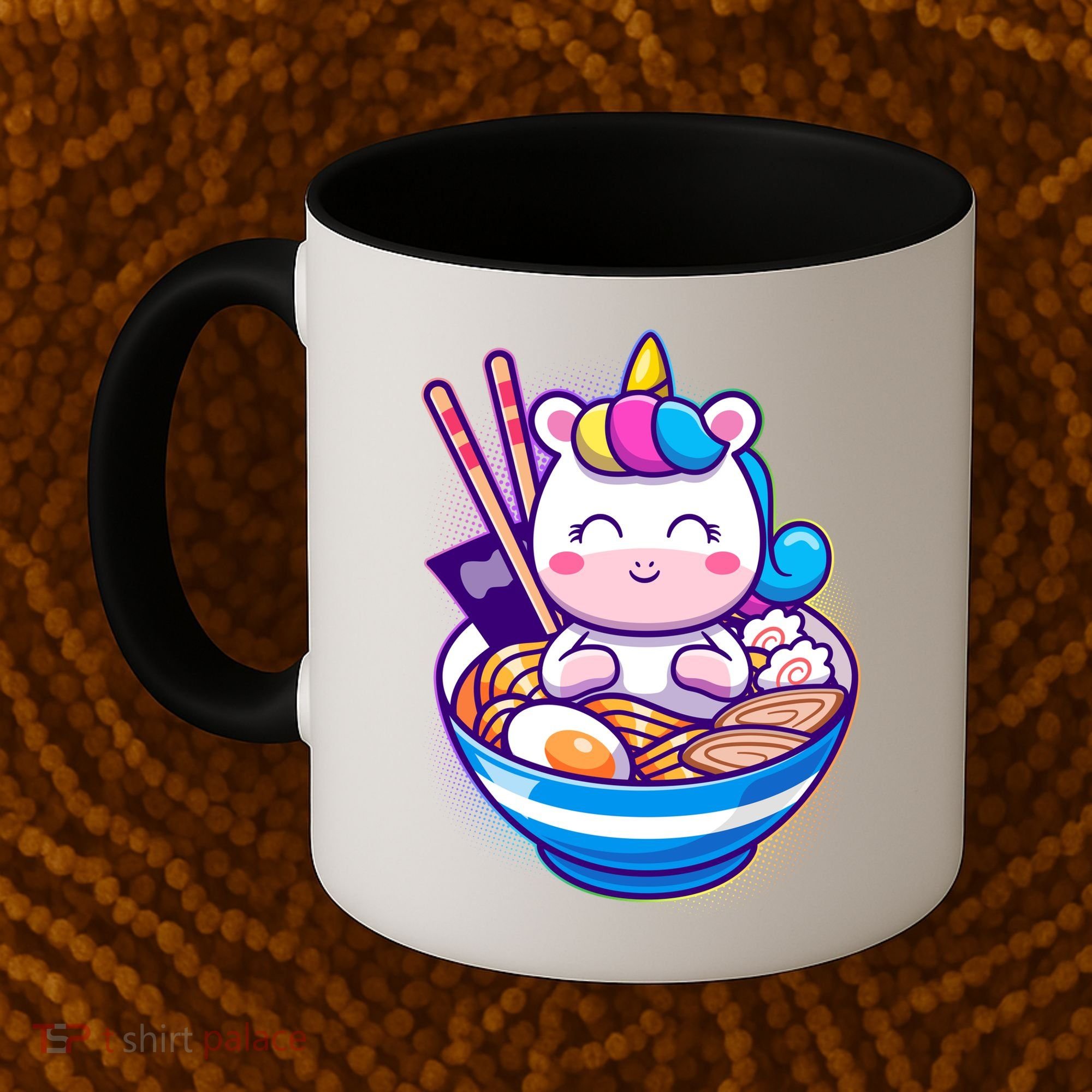 Cute Baby Unicorn Ramen Bowl Coffee Mug