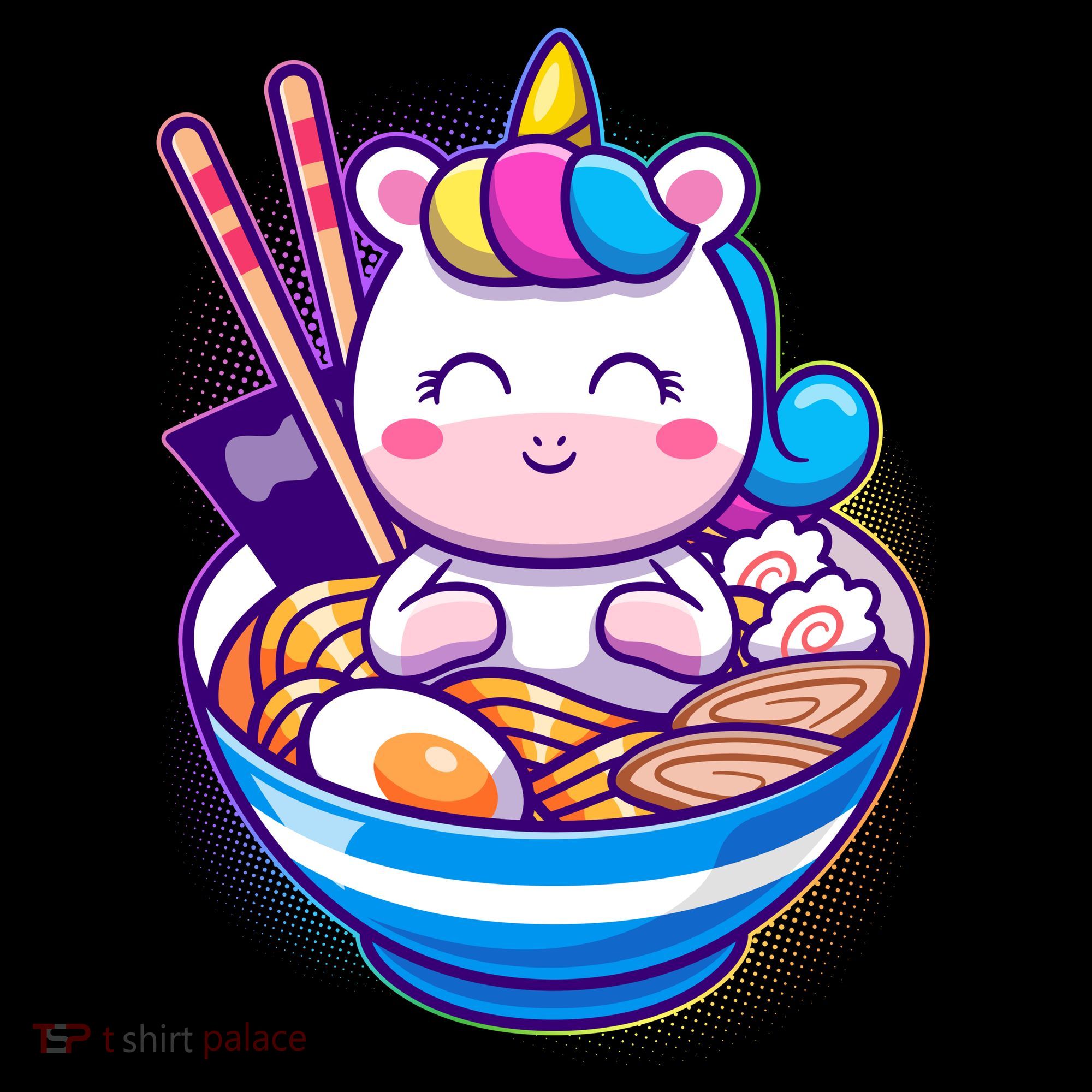 Cute Baby Unicorn Ramen Bowl Coffee Mug