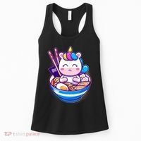 Cute Baby Unicorn Ramen Bowl Women's Tank Top thumb 0