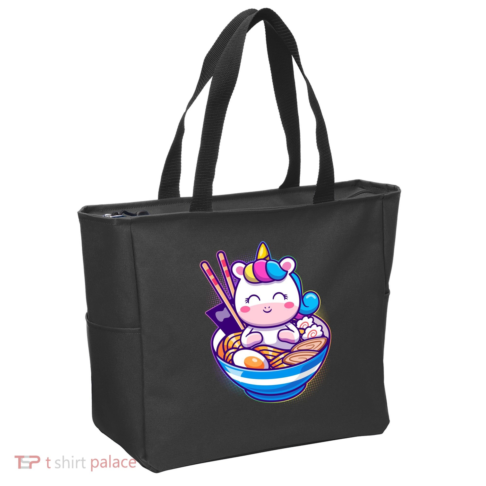 Cute Baby Unicorn Ramen Bowl Tote Bag