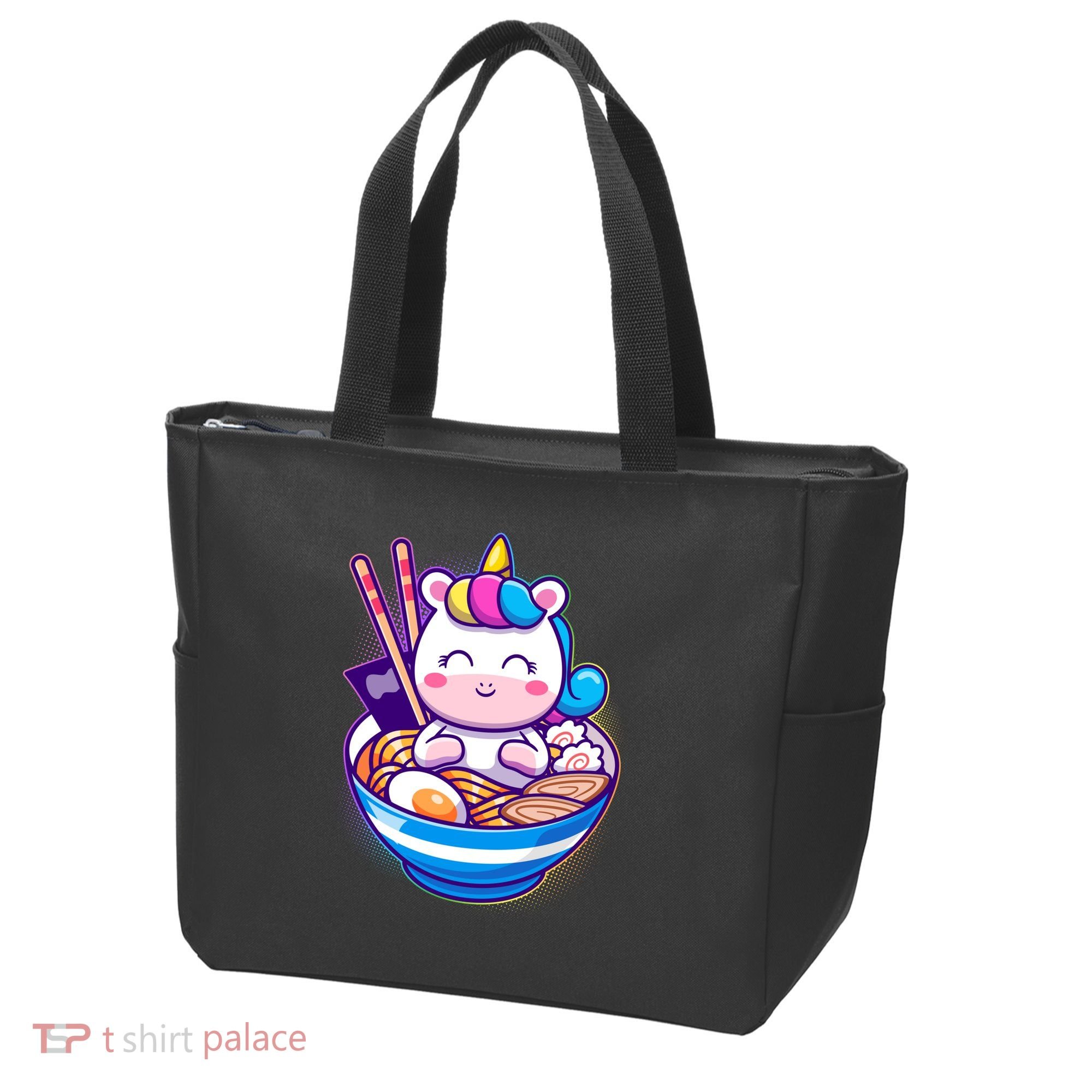 Cute Baby Unicorn Ramen Bowl Tote Bag
