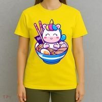 Cute Baby Unicorn Ramen Bowl T-Shirt thumb 4