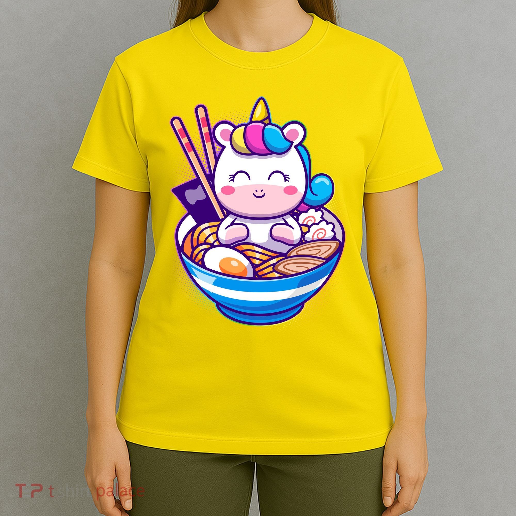 Cute Baby Unicorn Ramen Bowl T-Shirt