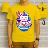 Cute Baby Unicorn Ramen Bowl T-Shirt thumb 6