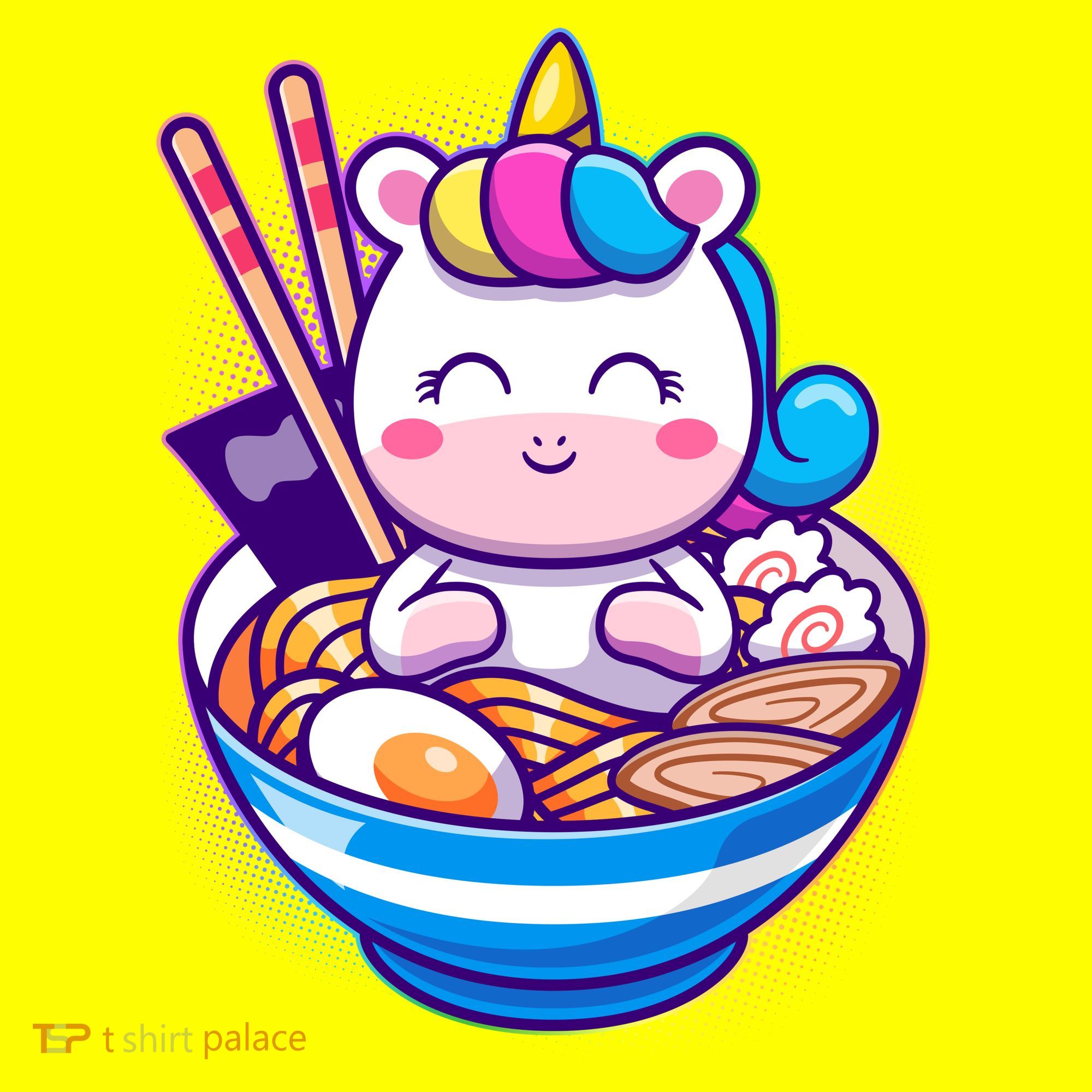 Cute Baby Unicorn Ramen Bowl Hat