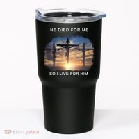 Christian Bible Verse Jesus Died For Me Tumbler thumb 0