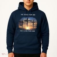 Christian Bible Verse Jesus Died For Me Hoodie thumb 2