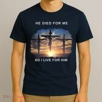 Christian Bible Verse Jesus Died For Me T-Shirt thumb 3