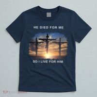 Christian Bible Verse Jesus Died For Me T-Shirt thumb 5