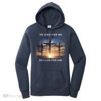 Christian Bible Verse Jesus Died For Me Women's Hoodie thumb 0