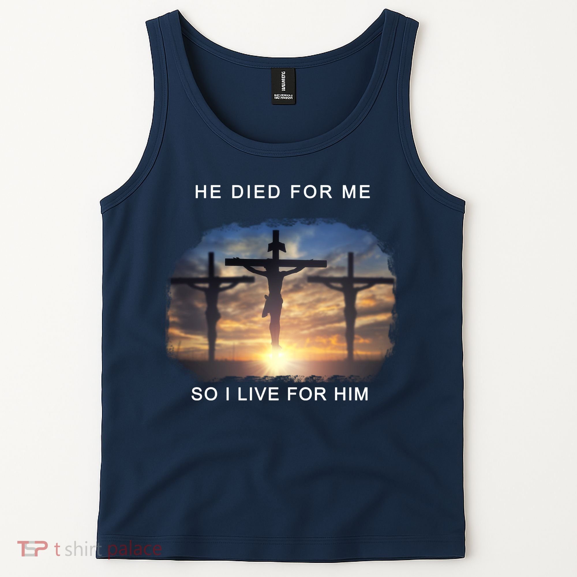Christian Bible Verse Jesus Died For Me Tank Top