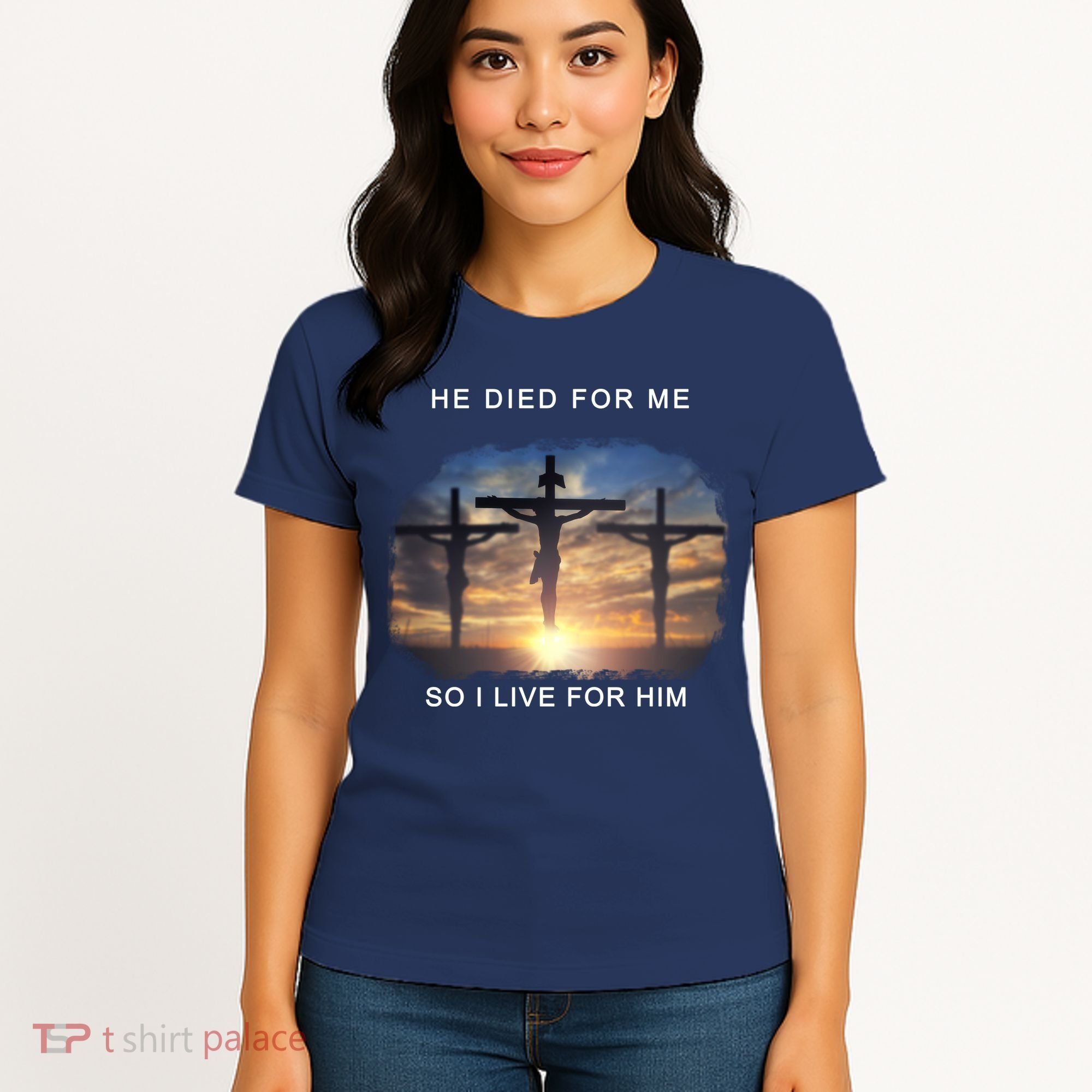 Christian Bible Verse Jesus Died For Me Women's T-Shirt