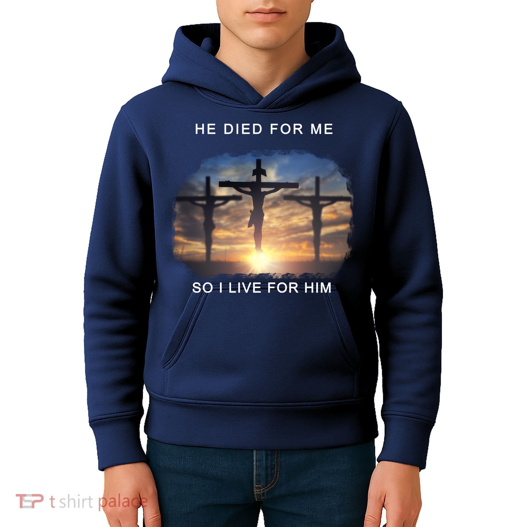 Christian Bible Verse Jesus Died For Me Kids Hoodie