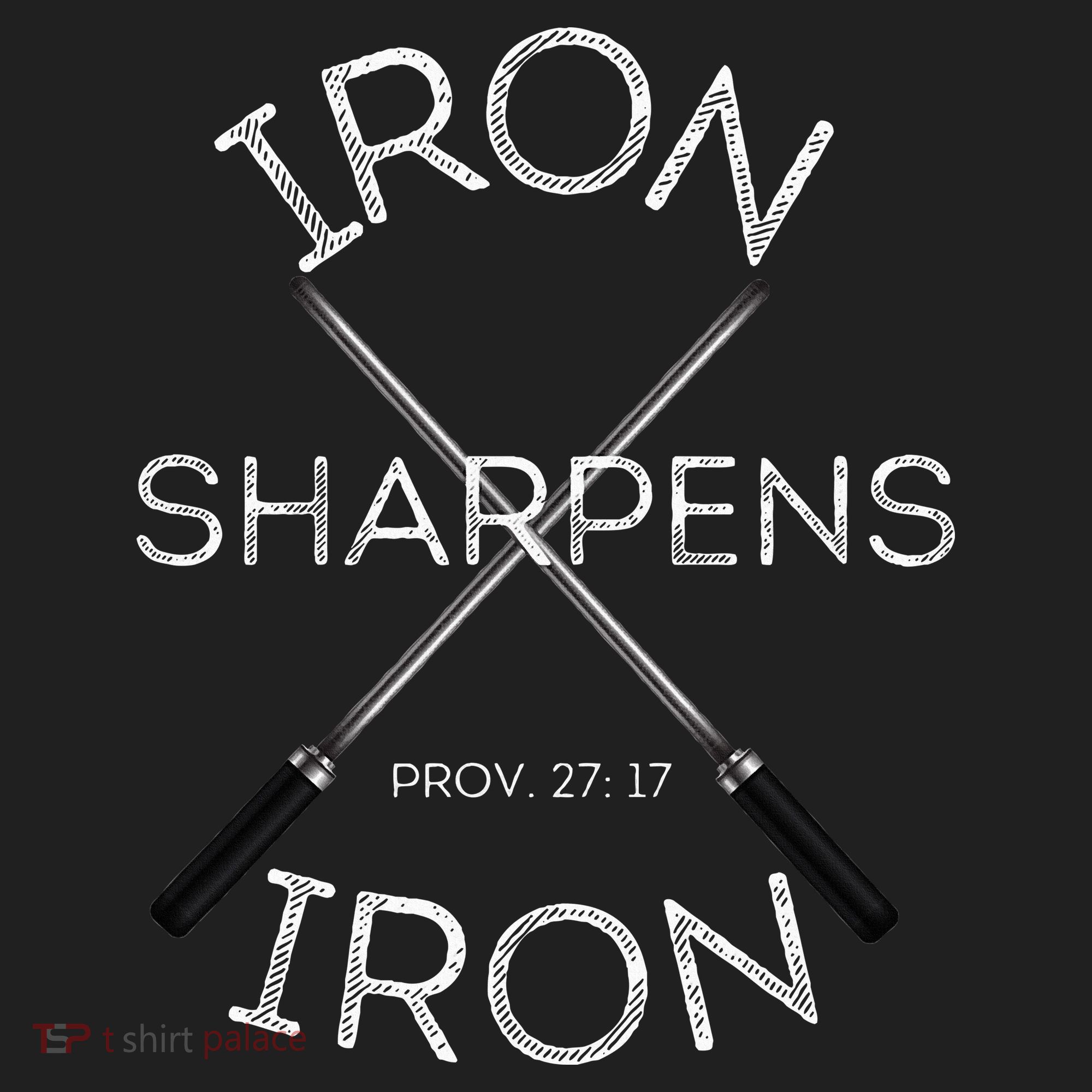 Christian Bible Verse Iron Sharpens Iron Prov 2717 Hat