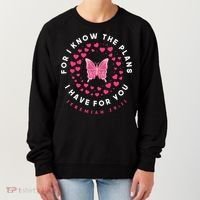 Christian Bible Verse Butterfly Christ Jesus Gift Women's Sweatshirt thumb 0