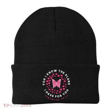 Christian Bible Verse Butterfly Christ Jesus Gift Beanie
