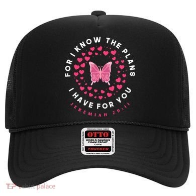 Christian Bible Verse Butterfly Christ Jesus Gift Hat