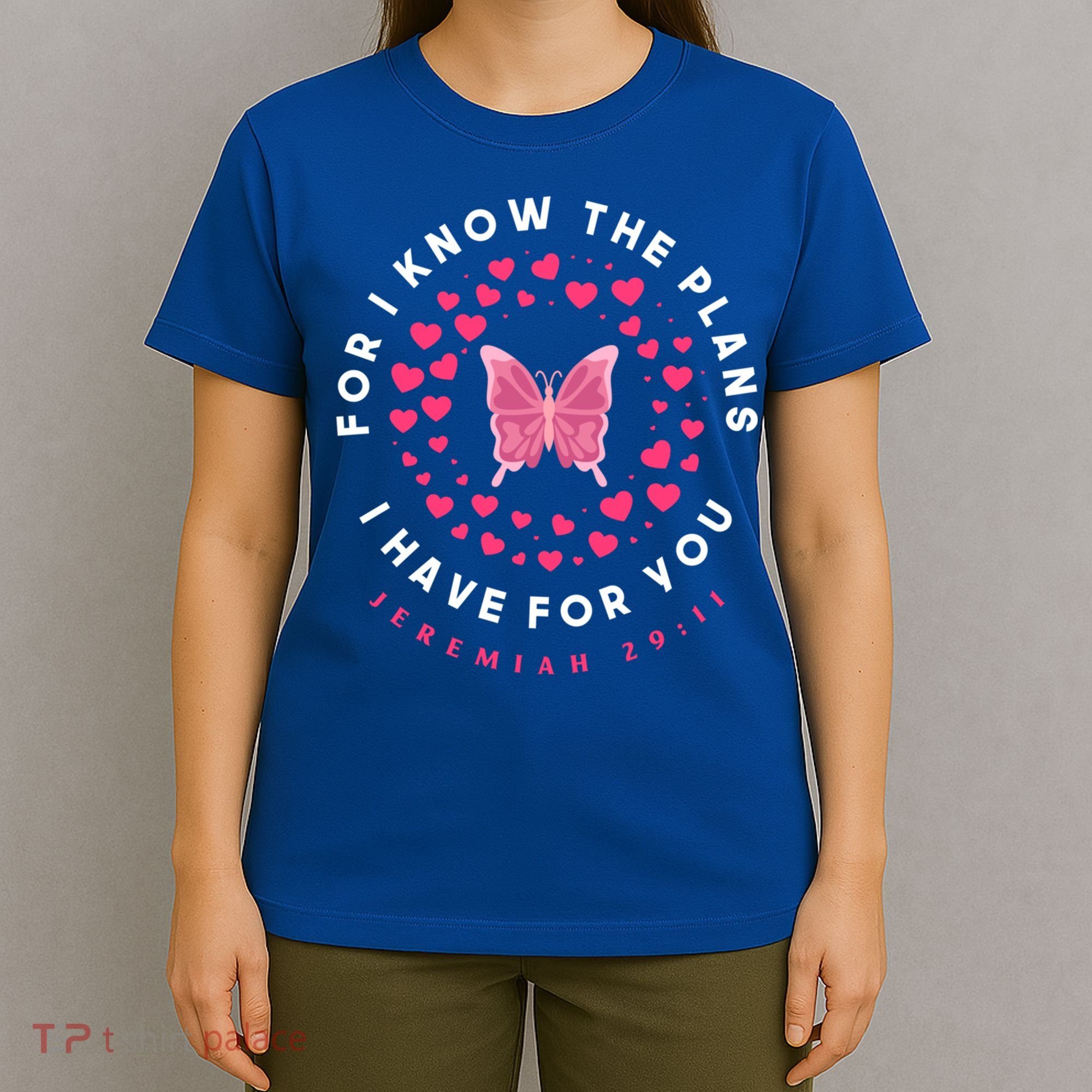 Christian Bible Verse Butterfly Christ Jesus Gift T-Shirt