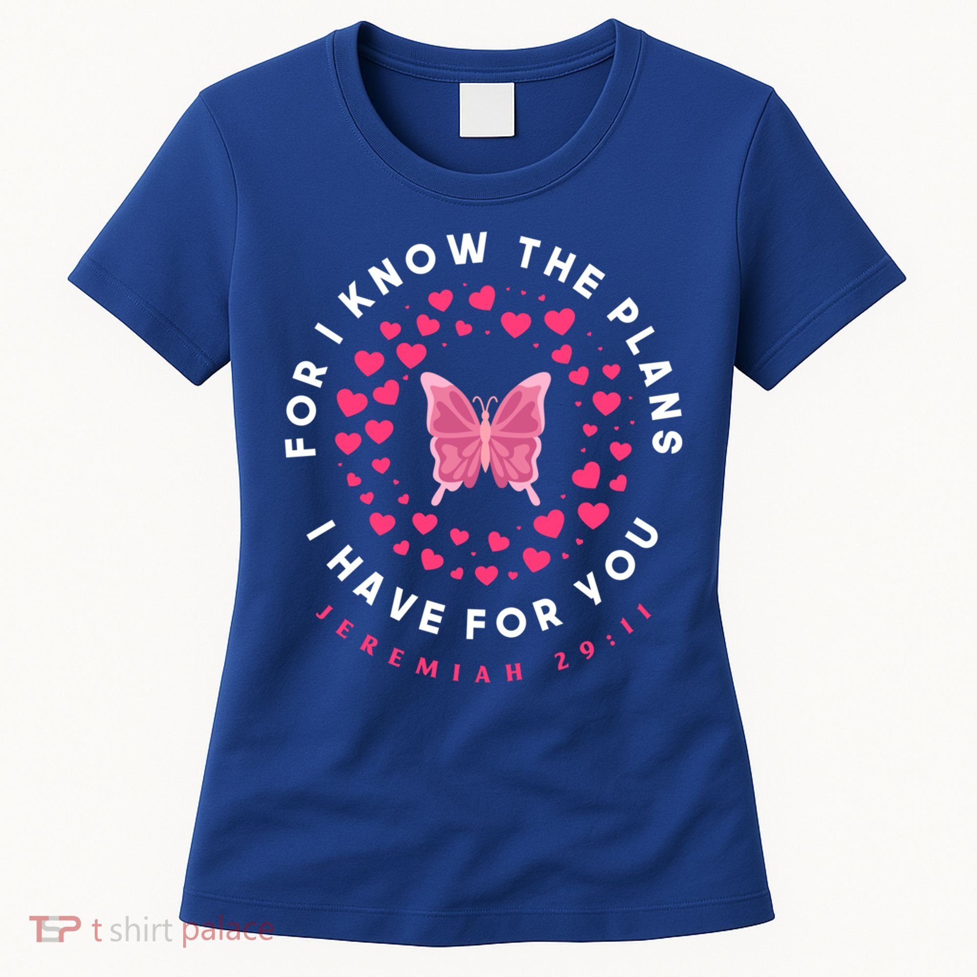 Christian Bible Verse Butterfly Christ Jesus Gift Women's T-Shirt