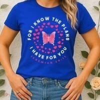 Christian Bible Verse Butterfly Christ Jesus Gift Women's T-Shirt thumb 2