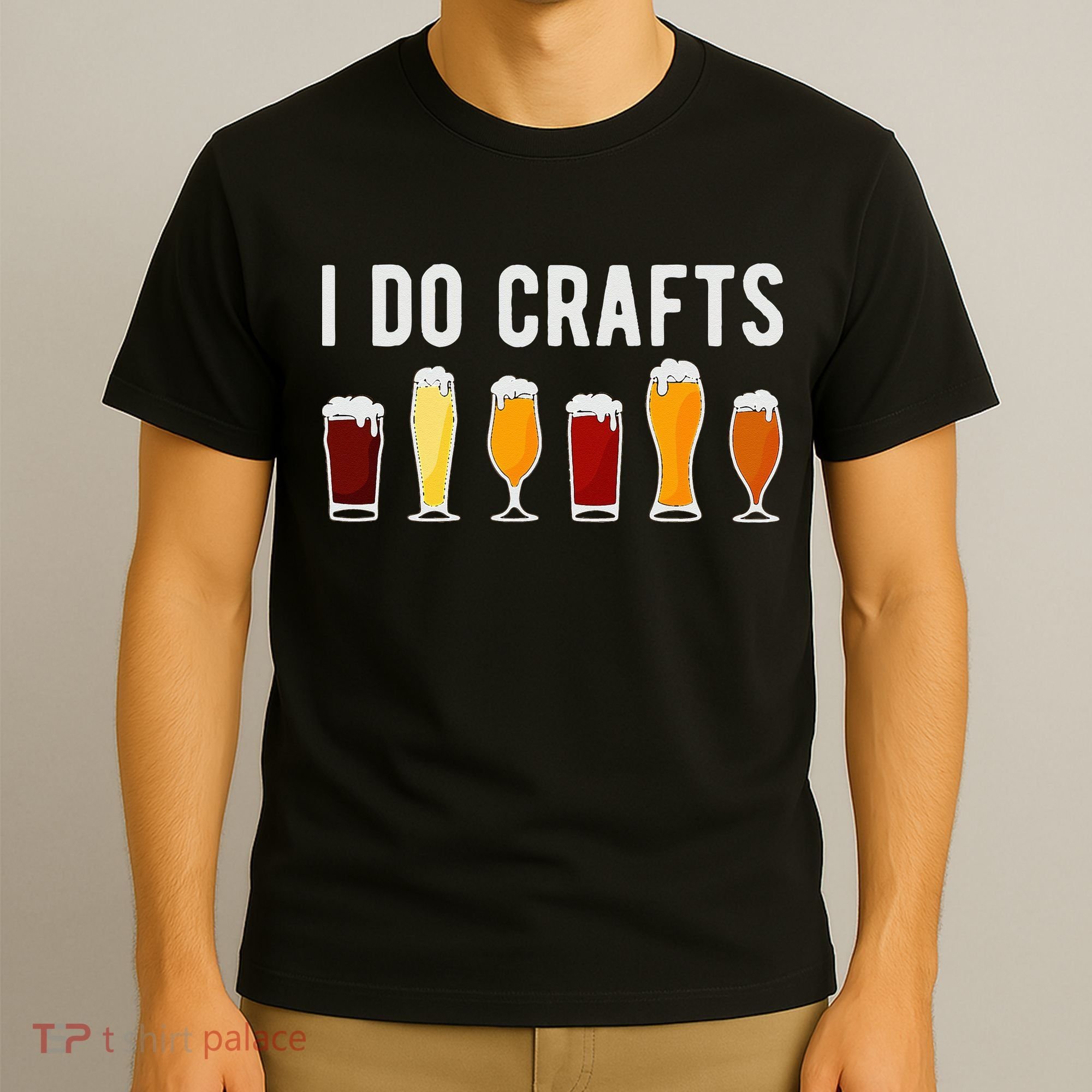 Craft Beer Vintage Funny I Do Crafts Home Brew Art T-Shirt