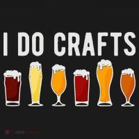 Craft Beer Vintage Funny I Do Crafts Home Brew Art T-Shirt thumb 7