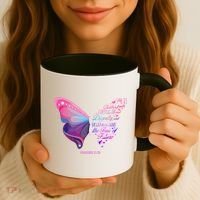 Christian Bible Verse Proverbs 31:25 Butterfly Gift Coffee Mug thumb 3