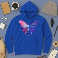 Christian Bible Verse Proverbs 31:25 Butterfly Gift Hoodie thumb 3