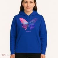 Christian Bible Verse Proverbs 31:25 Butterfly Gift Hoodie thumb 5
