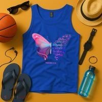 Christian Bible Verse Proverbs 31:25 Butterfly Gift Tank Top thumb 4