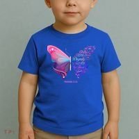 Christian Bible Verse Proverbs 31:25 Butterfly Gift Toddler T-Shirt thumb 2
