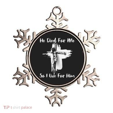 Christian Bible Verse Jesus Died For Me Ornament