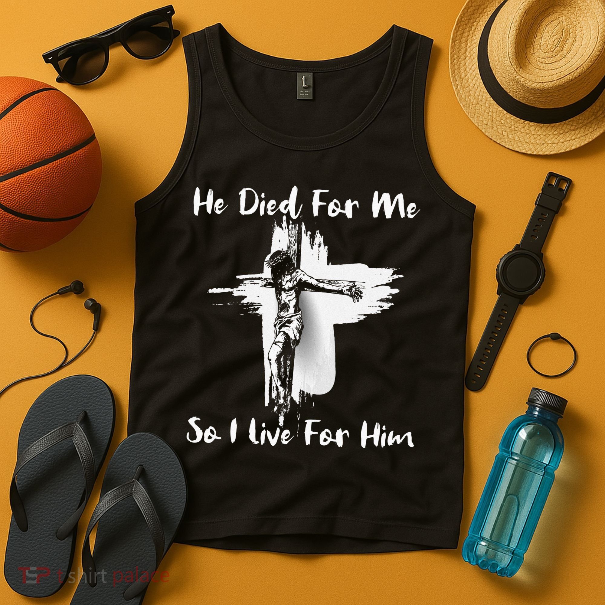 Christian Bible Verse Jesus Died For Me Tank Top