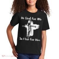 Christian Bible Verse Jesus Died For Me Kids T-Shirt thumb 2