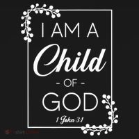 Christian Bible Verse I Am A Child Of God 1 John 3:1 T-Shirt thumb 7