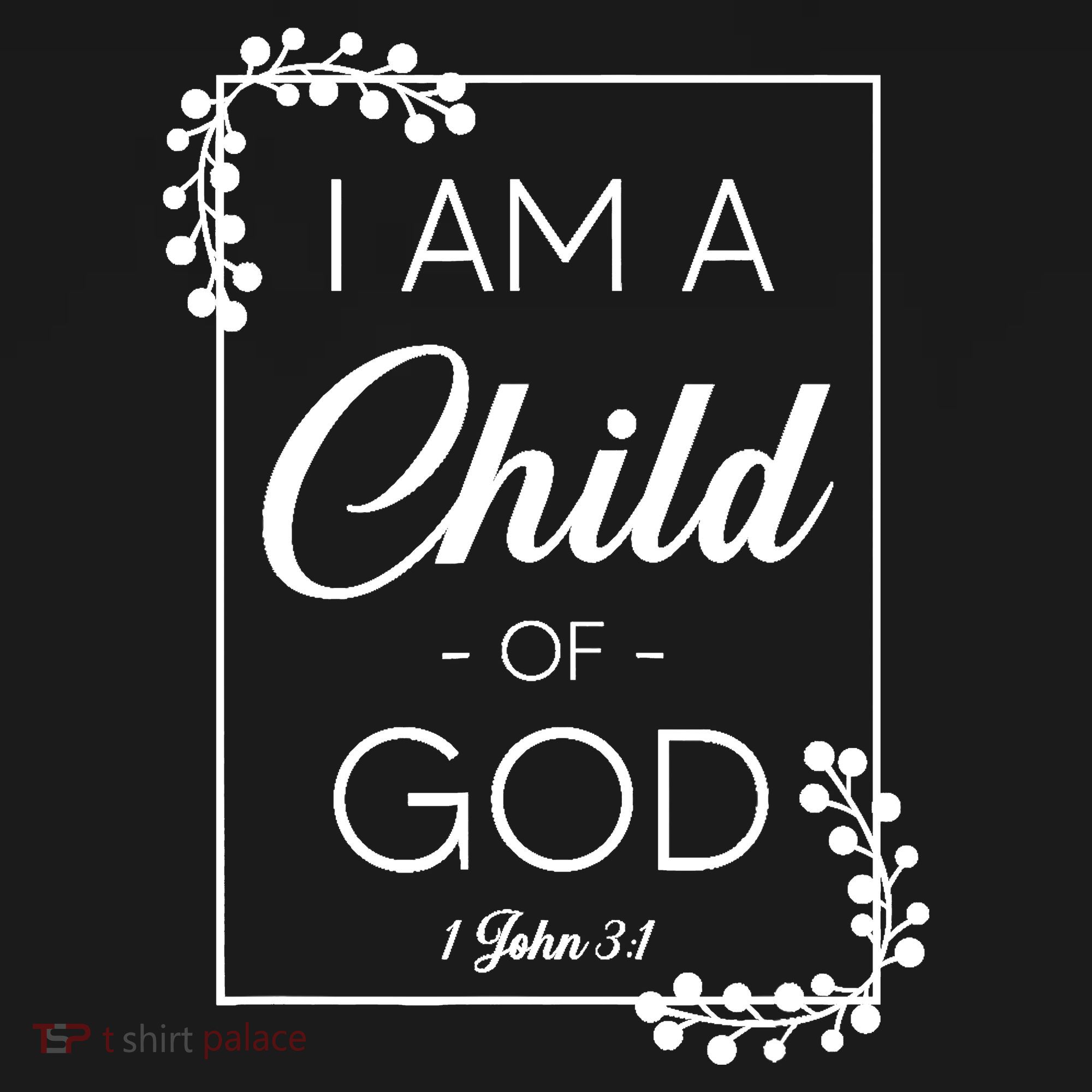 Christian Bible Verse I Am A Child Of God 1 John 3:1 Women's Tank Top