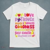 Christian Bible Verse Fruit Of The Spirit Galatians T-Shirt thumb 5