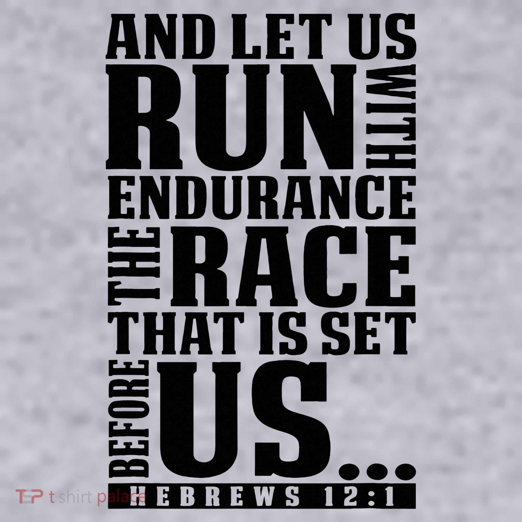 Christian Bible Verse Let Us Run With Endurance Running Gift Women's Sweatshirt