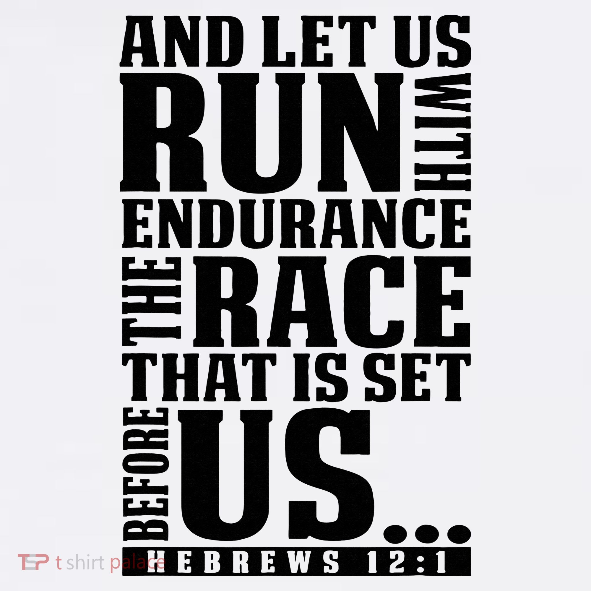 Christian Bible Verse Let Us Run With Endurance Running Gift Women's Hoodie