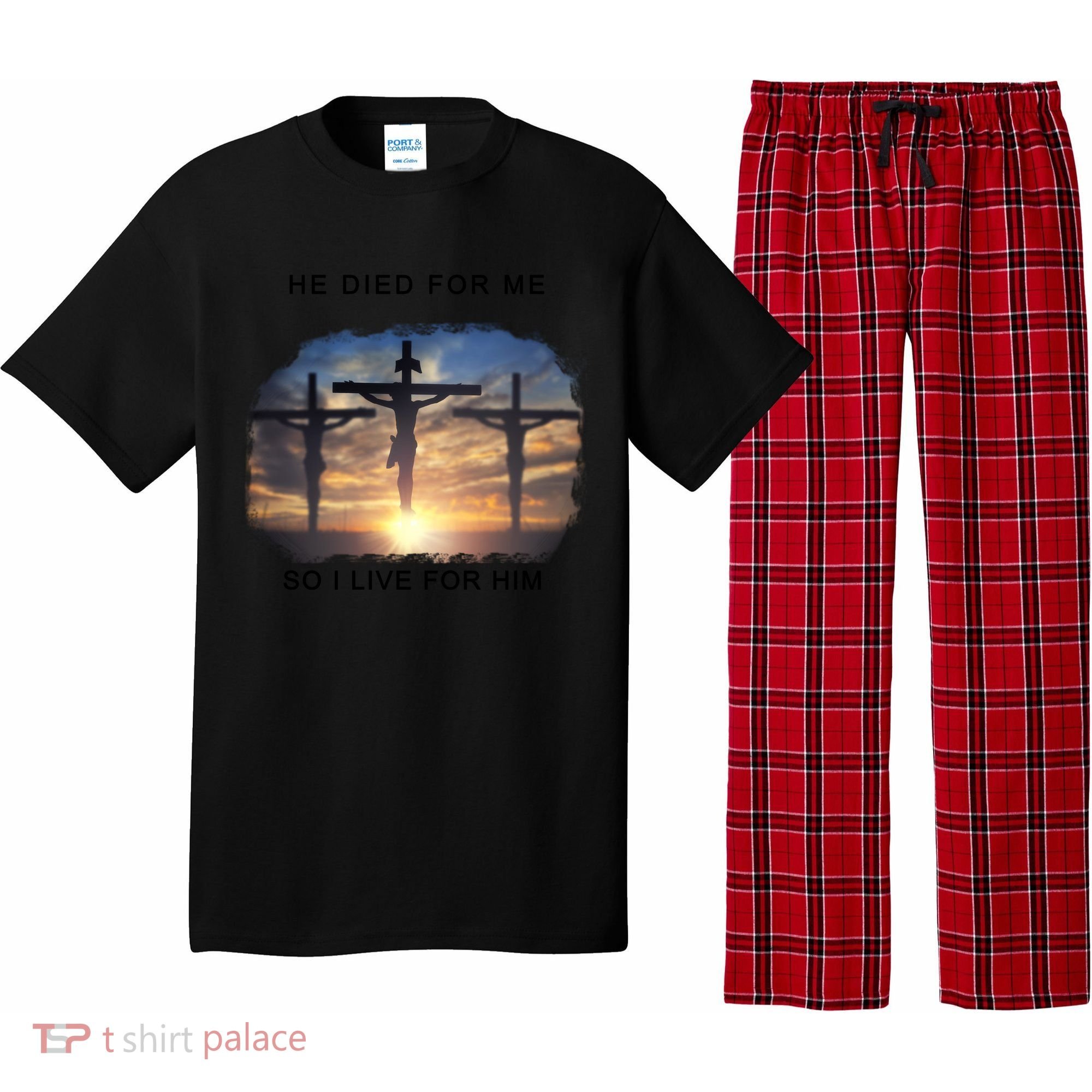 Christian Bible Verse Jesus Died For Me Pajama Set